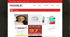 Desktop Screenshot of photoaging.net
